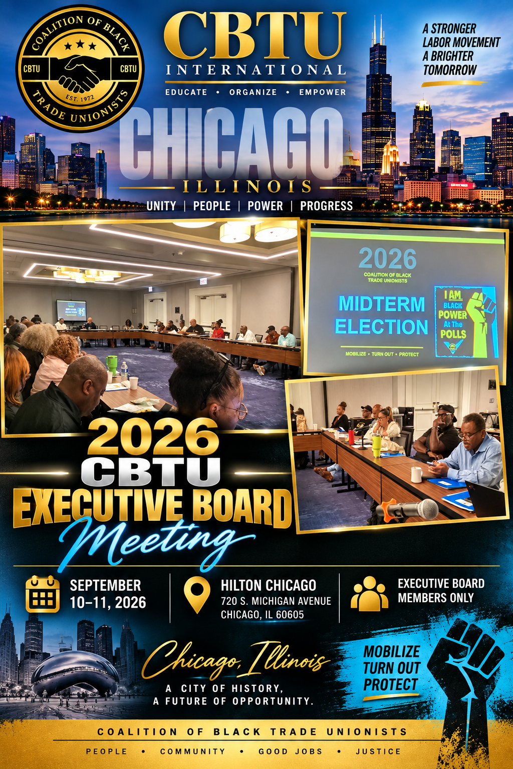 2026 CBTU Executive Board Meeting — Chicago, IL