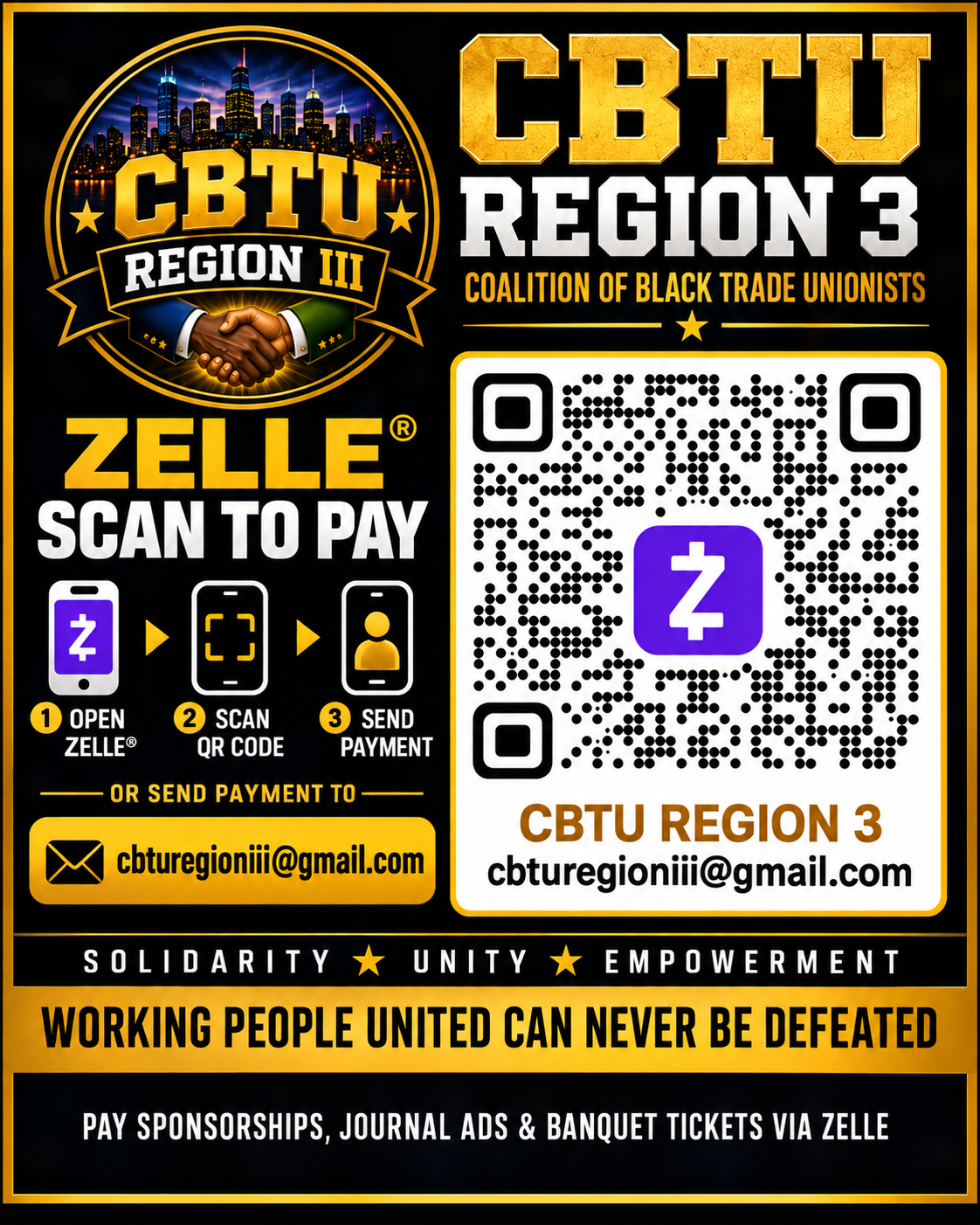CBTU Region 3 Zelle QR code